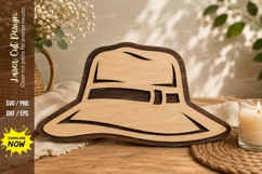 Ranger Hat Laser Cut SVG Design ranger hat svg, safari hat Product Image 1