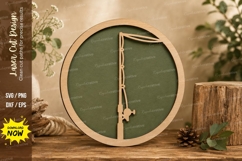 Fishing Rod Laser Cut SVG File fishing rod svg, fishing pole Product Image 1