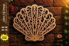Seashell Laser Cut SVG File seashell svg, shell svg, beach Product Image 1