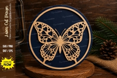 Butterfly Laser Cut SVG File butterfly svg, butterfly silhou Product Image 1