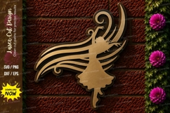 Fairy Dancer Laser Cut SVG File fairy dancer svg, fairy svg, Product Image 1