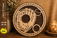 Baseball Sports Laser Cut SVG File baseball svg, baseball Product Image 1
