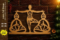 Lady Justice Laser Cut SVG File lady justice svg Product Image 1