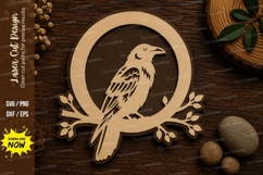 Eagle Bird Circle Laser Cut SVG File eagle svg, eagle bird Product Image 1