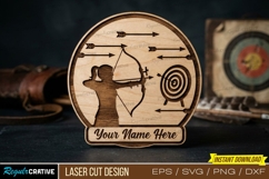 Archer Target Laser Cut,Archer Laser Cut Design Archer Laser Product Image 1