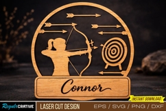 Archer Target Laser Cut,Archer Laser Cut Design Archer Laser Product Image 1