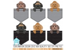 Labradoodle Dogs Pocket Sublimation Designs Product Image 2