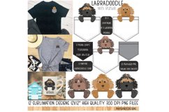 Labradoodle Dogs Pocket Sublimation Designs Product Image 1