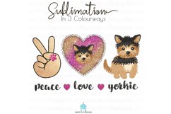 Yorkshire Terriers Sublimation Designs Product Image 1