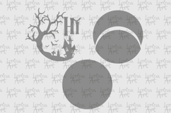 Halloween Sign. Halloween Door Hanger. SVG Product Image 2