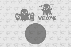 Halloween Sign. Halloween Door Hanger. SVG Product Image 2