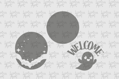 Halloween Sign. Halloween Door Hanger. SVG Product Image 2