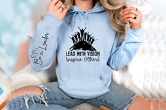 Lead with Vision Inspire Others Sleeve SVG Design Product Image 3