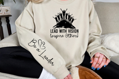 Lead with Vision Inspire Others Sleeve SVG Design Product Image 2