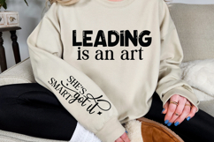 Leading is an art Sleeve SVG Product Image 3