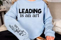 Leading is an art Sleeve SVG Product Image 2