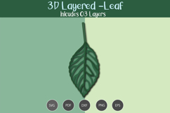 3D Layered Leaf Product Image 3