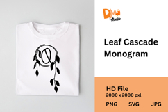 Leaf Cascade Monogram Product Image 1