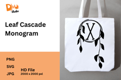 Leaf Cascade Monogram Product Image 1
