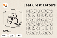 Leaf Crest Letters Product Image 1
