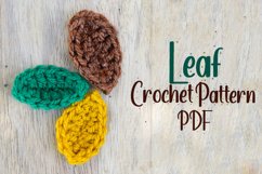 Leaf Crochet Pattern Product Image 1