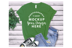 Bella Canvas 3001 Tshirt Mockup LEAF Product Image 1