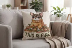 Leaf Pile Zoomies Cozy Chaos Sublimation Product Image 12