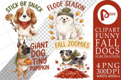 Leaf Pile Zoomies Cozy Chaos Sublimation Product Image 1
