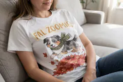 Leaf Pile Zoomies Cozy Chaos Sublimation Product Image 3