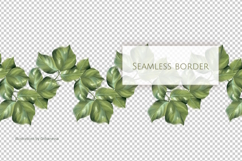 Leaf Seamless Border PNG Product Image 3