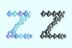 Leafy Branch - Leaves Font for Decoration Product Image 3