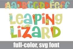 Leaping Lizards Color Font Product Image 1