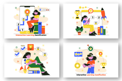 10 Interactive Learning Gamification Illustration Product Image 2
