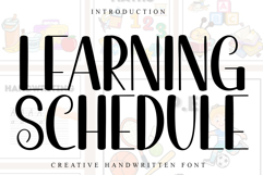 Learning Schedule Product Image 1