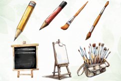 Learning Tools Watercolor Clipart Product Image 5