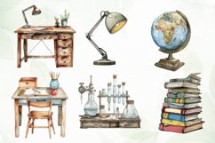 Learning Tools Watercolor Clipart Product Image 3