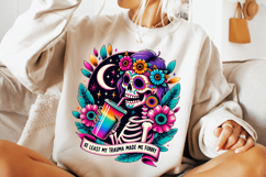 At Least My Trauma Made Me Funny PNG, Funny Skeleton PNG Product Image 2