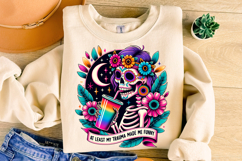At Least My Trauma Made Me Funny PNG, Funny Skeleton PNG Product Image 3