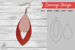 Leather Earring Design 01 Product Image 1