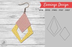 Leather Earring Design 03 Product Image 1