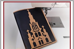 Catholic Cathedral ITH Passport Case Machine Embroidery File Product Image 6