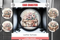 Car Coaster Leather Suitcase Product Image 1