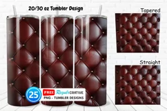 Leather Texture 20/30oz Tumbler, BONUS 25 Tumbler Product Image 1