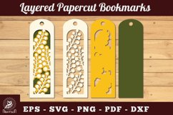 Leaves Bookmark SVG 2 Product Image 1