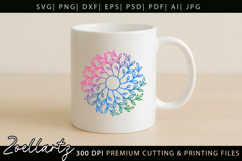 Leaves Mandala SVG Cut Files Floral Mandala Illustration Product Image 5