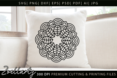 Floral Mandala SVG Cut Files Flower Mandala Illustration Product Image 1