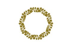 Leaves Monogram Frame Product Image 1