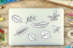Hand Drawn Leaves | Tropical Foliage Plant Product Image 6