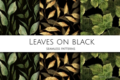 Dark Floral Seamless Patterns Product Image 1