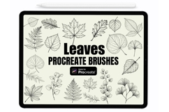 Leaves Procreate Stamps - Procreate Brushes